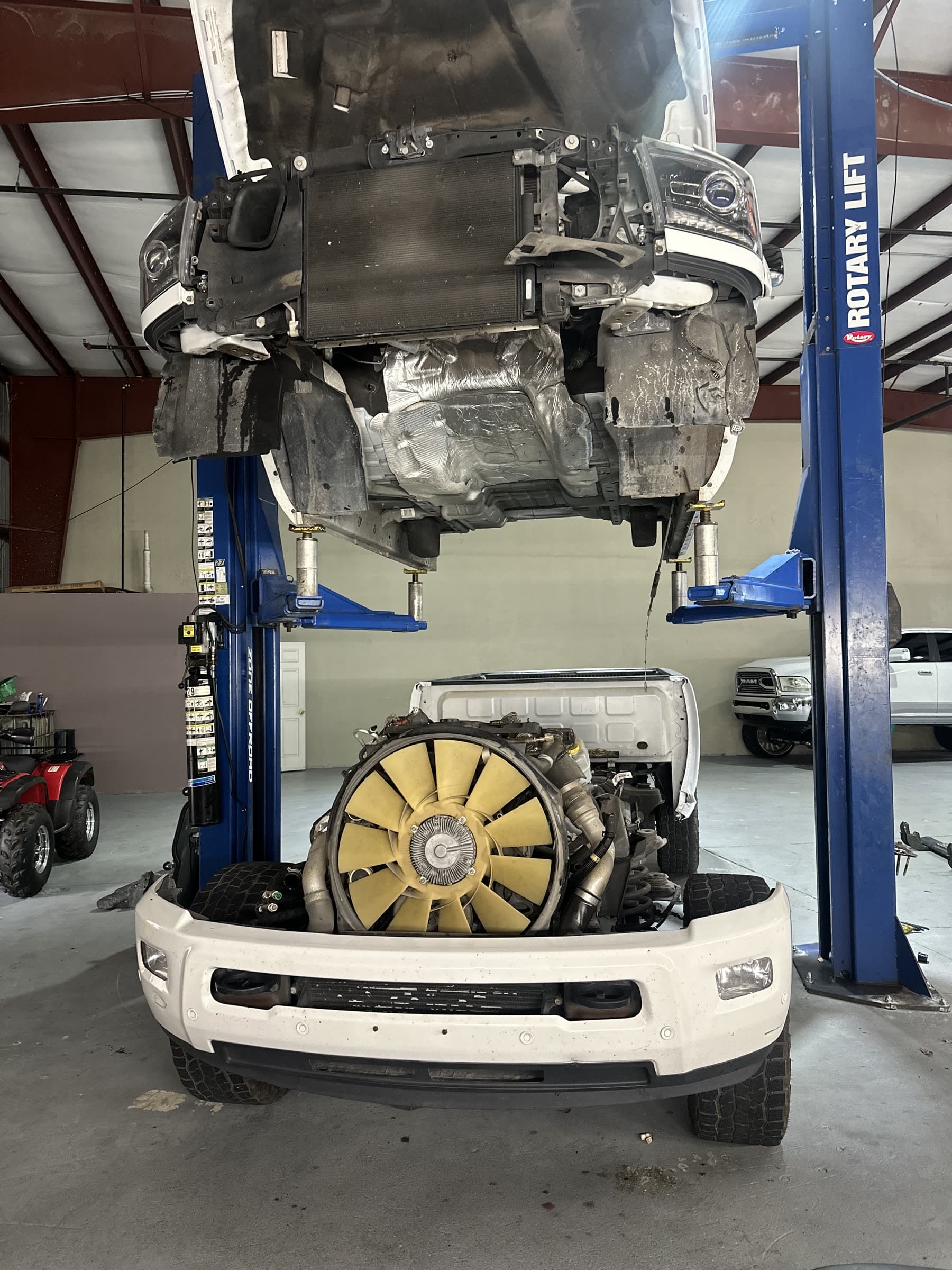 600 HP tow rig that still behaves in traffic — shop photo 3
