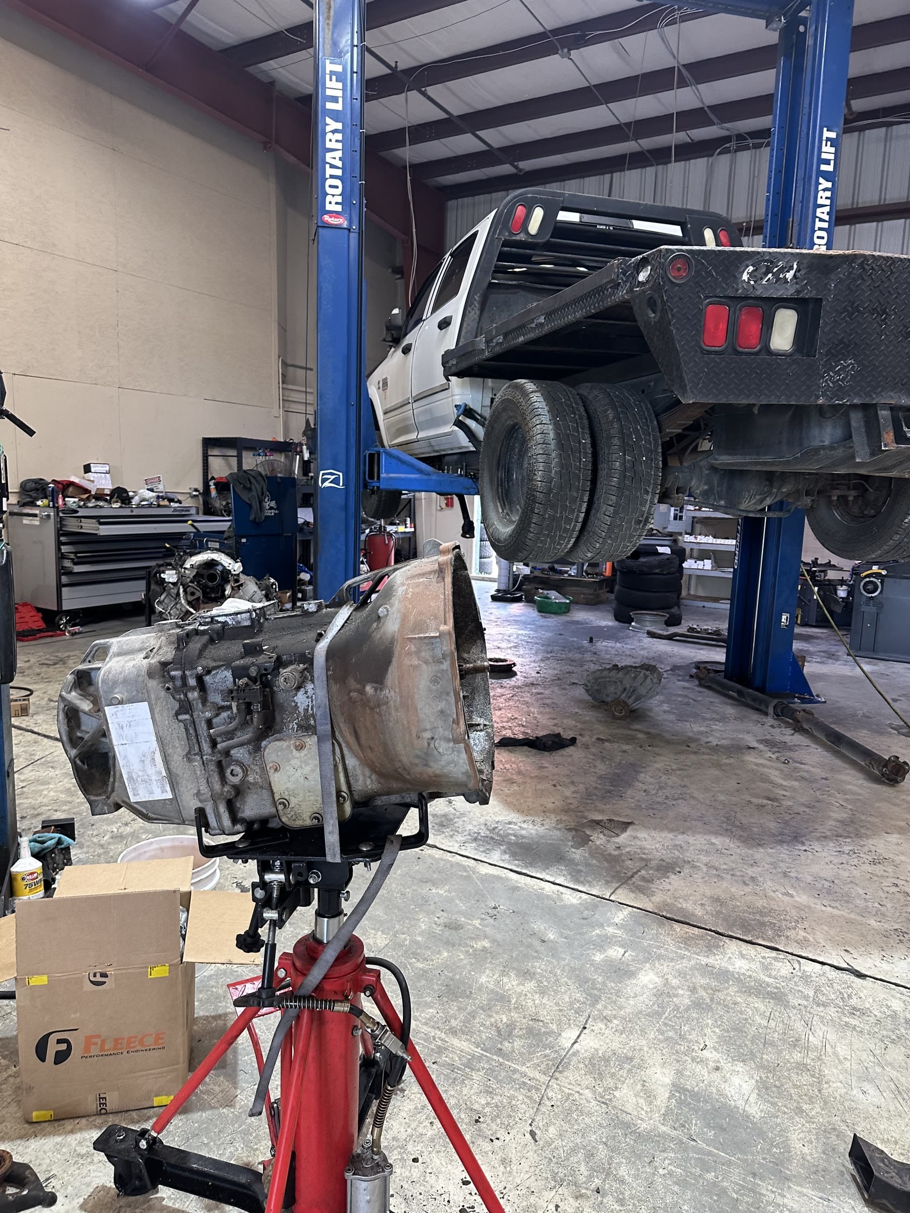 600 HP tow rig that still behaves in traffic — shop photo 2